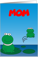 Mother’s Day Frogs Customizable card