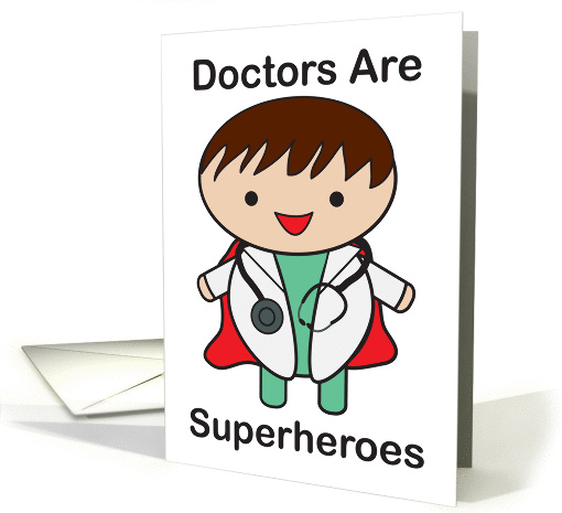 Doctor Superheroes Doctors' Day card (1269384)