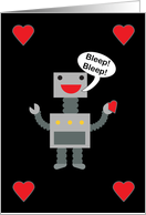 I Love You Robot Red...