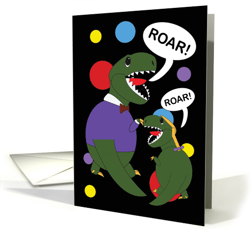 Father's Day Dad Daughter Tyrannosaurus Rex Dinosaur... (1526736)