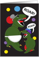 Happy Grandparents Day Grandmother from Grandson Dinosaur Roar card