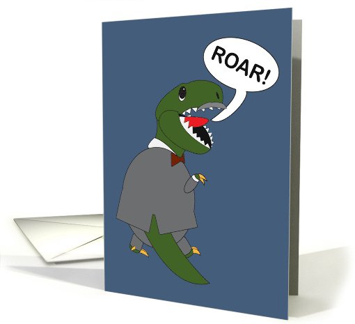 Retirement Congratulations Dinosaur Roar For Retirement card (1711880)