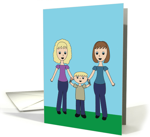 For Both My Moms Mothers Day From Son card (1732038)