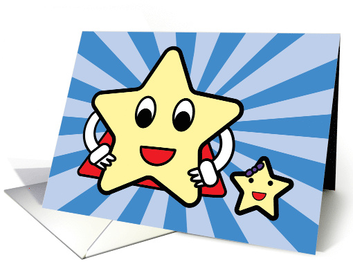 Dad Father's Day From Daughter Super Star card (1734044)