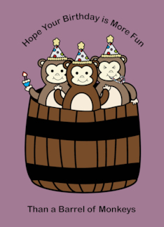 Birthday Cute Barrel...
