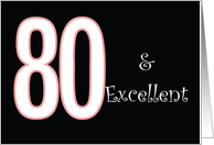 80th and Excellent...