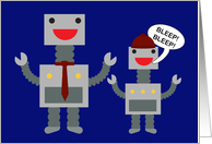 Happy Father’s Day from Son Bleep Bleep Robot card