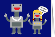 Happy Mother’s Day from Daughter Bleep Bleep Robot card