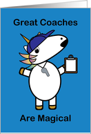 Coach Retirement Magical Unicorn Funny