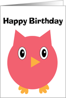 Birthday Owl Hoot