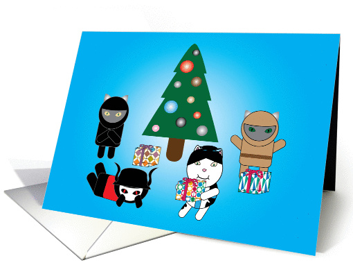 Kitty Protectors Christmas card (911188)