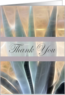 Thank You Glowing Blue Agave card