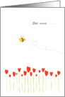Bee mine card