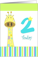2nd birthday giraffe