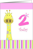 2nd birthday giraffe