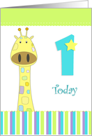 1st birthday giraffe