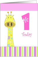 1st birthday giraffe...