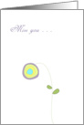 Miss you Card