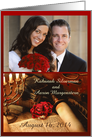 Invitation, Jewish Wedding Announcement with Torah Scroll, Photo Card