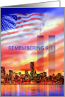 Patriot Day Remembering 9/11 New York City and Twin Towers card