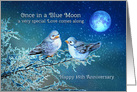 Happy 15th Anniversary Bluebirds Under a Blue Moon, Fifteenth card