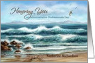 Administrative Professionals Day Appreciation, Seascape Custom Front card