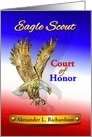 Eagle Scout Court of Honor Invitation, Brass Label Custom Front card