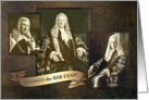 I Passed the Bar Exam, Be Impressed, Vintage Photos of Barristers card