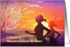 Thank You for Your Support Charity Walk or Run Custom Front card