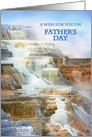 Happy Father’s Day Yellowstone Park Mammoth Hot Springs card