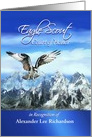 Eagle Scout Court of Honor Invitation, Flying White Eagle, Custom card