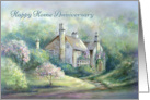 Happy Home Anniversary from Realtor, House Anniversary/Birthday card