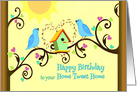 Happy Birthday to your House, Home Anniversary from Realtor card
