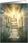 Easter Blessings Jesus at the Empty Tomb Happy Easter card