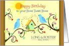 Happy Birthday to Home for Glenda Morris Long & Foster Real Estate card