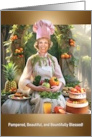 Louise, Queen of Vegans card