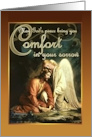 Christian Sympathy Comfort in Sorrow Jesus Christ and the Angel card