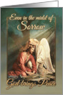 Christian Sympathy Jesus Comforted in Sorrow God Brings Peace card