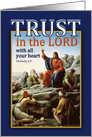 Christian Encouragement and Inspiration, Trust in the Lord card