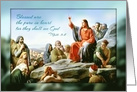 Congratulations on Your First Communion, Jesus Sermon on Mount card