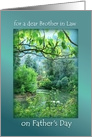 Happy Father’s Day for Brother in Law, River and Forest Scene card