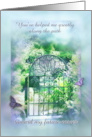 To Business from Intern Thank You for the Internship Garden Gate card