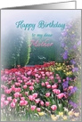 Happy Birthday Mother, Tulip Garden Birthday for Mom card
