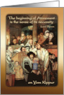 Yom Kippur Jewish Day of Atonement in Synagogue Forgiveness card