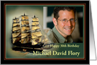 Sailing Ship Birthday Invitation, Photo Card