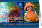 Tree of LIfe Memorial Service Invitation, Photo Card