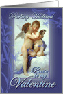 Happy Valentine’s Day to My Husband, Valentine Cherub & Fairy card