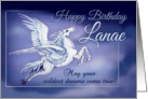 Happy Birthday Lanae, Pegasus card