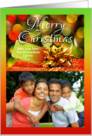 Christmas Gift Photo Merry Christmas Photo Custom Holiday card