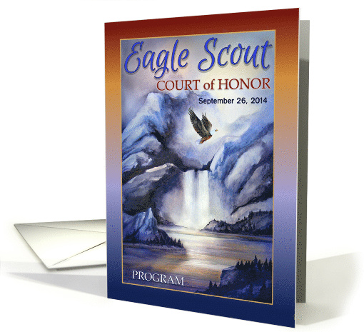Program, Eagle Scout Court of Honor, Waterfall and Eagle... (1150630)